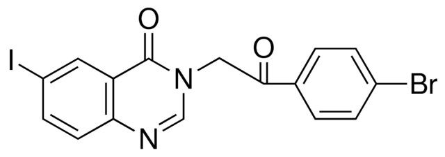 3-(2-(4-BROMO-PHENYL)-2-OXO-ETHYL)-6-IODO-3H-QUINAZOLIN-4-ONE