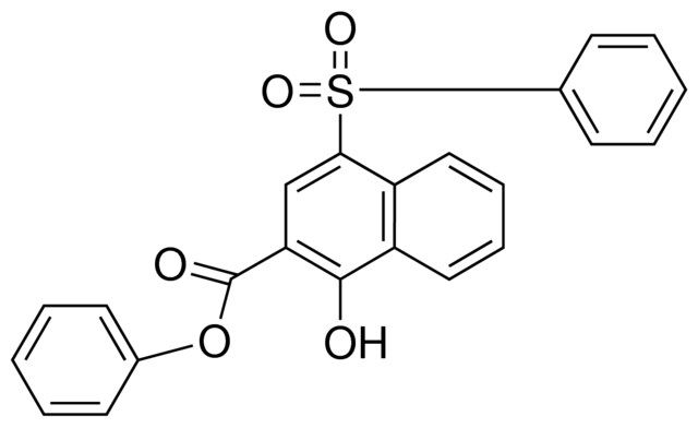 PHENYL 4-(PHENYLSULFONYL)-1-HYDROXY-2-NAPHTHOATE