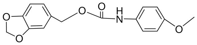 PIPERONYL N-(4-METHOXYPHENYL)CARBAMATE