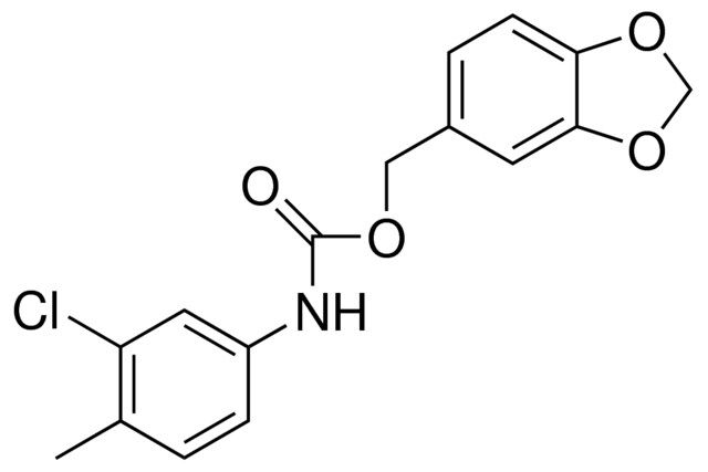 PIPERONYL N-(3-CHLORO-4-METHYLPHENYL)CARBAMATE