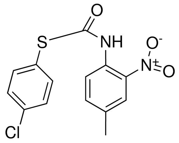 S-(4-CHLOROPHENYL) N-(4-METHYL-2-NITROPHENYL)THIOCARBAMATE