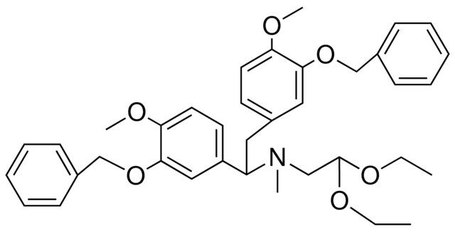 (1,2-BIS-(3-BENZYLOXY-4-METHOXY-PHENYL)-ETHYL)-(2,2-DIETHOXY-ETHYL)-METHYL-AMINE