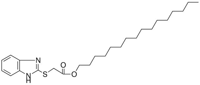 (1H-BENZOIMIDAZOL-2-YLSULFANYL)-ACETIC ACID HEXADECYL ESTER