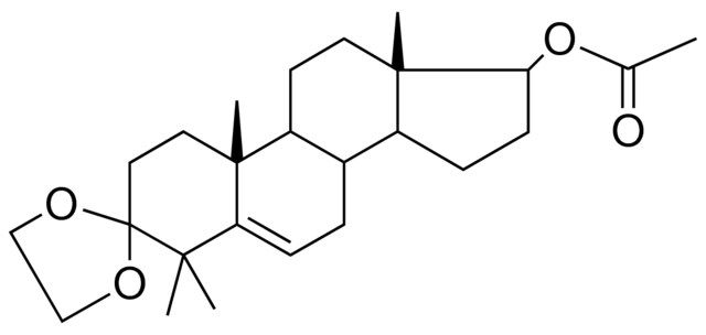 (10R,13S)-4,4,10,13-TETRAMETHYL-1,2,4,7,8,9,10,11,12,13,14,15,16,17-TETRADECAHYDROSPIRO[CYCLOPENTA[A]PHENANTHRENE-3,2'-[1,3]DIOXOLANE]-17-YL ACETATE