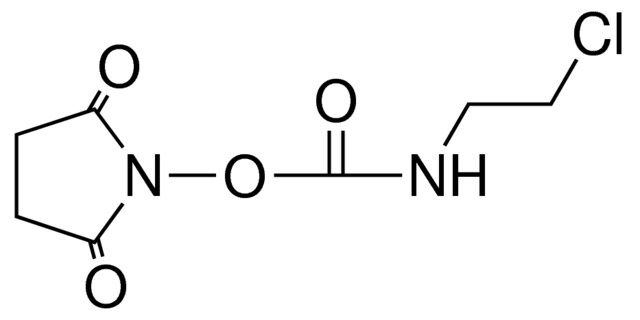 (2-CHLORO-ETHYL)-CARBAMIC ACID 2,5-DIOXO-PYRROLIDIN-1-YL ESTER