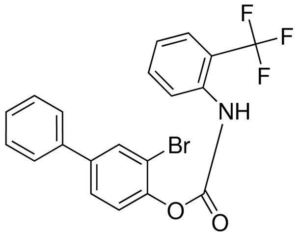 (2-BROMO-4-PHENYL)PHENYL N-(2-(TRIFLUOROMETHYL)PHENYL)CARBAMATE