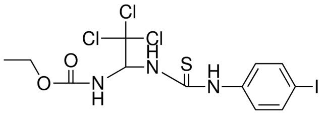 (2,2,2-TRICHLORO-1-(3-(4-I-PHENYL)-THIOUREIDO)-ETHYL)-CARBAMIC ACID ETHYL ESTER