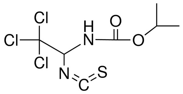 (2,2,2-TRICHLORO-1-ISOTHIOCYANATO-ETHYL)-CARBAMIC ACID ISOPROPYL ESTER