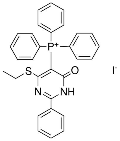 (4-ETHYLSULFANYL-6-OXO-2-PH-1,6-2H-PYRIMIDIN-5-YL)-TRIPHENYL-PHOSPHONIUM, IODIDE