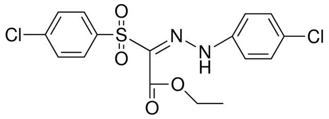 (4-CHLORO-BENZENESULFONYL)-((4-CHLORO-PHENYL)-HYDRAZONO)-ACETIC ACID ETHYL ESTER