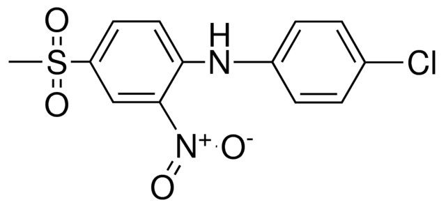 (4-CHLORO-PHENYL)-(4-METHANESULFONYL-2-NITRO-PHENYL)-AMINE