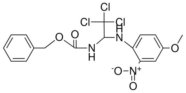 (2,2,2-TRICHLORO-1-(4-MEO-2-NITRO-PHENYLAMINO)-ETHYL)-CARBAMIC ACID BENZYL ESTER