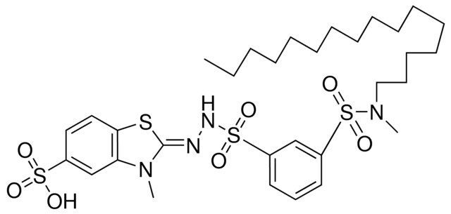 (HEXADECYL-METHYLSULFAMOYL)BENZENESULFONIC (ME-SULFO-BZ-THIAZOLINYLIDEN)HYDRAZID