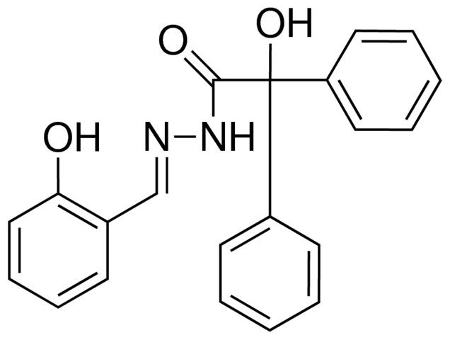 BENZILIC ACID N-(2-HYDROXYBENZYLIDENE)HYDRAZIDE