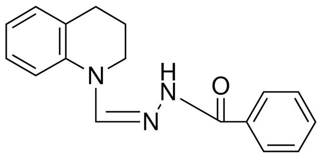 BENZOIC ACID (3,4-DIHYDRO-2H-QUINOLIN-1-YLMETHYLENE)-HYDRAZIDE