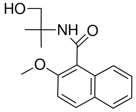 N-(1,1-DIMETHYL-2-HYDROXYETHYL)-2-METHOXY-1-NAPHTHALENECARBOXAMIDE