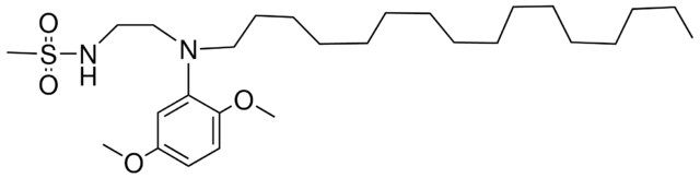 N-(2-(2,5-DIMETHOXY-N-HEXADECYLANILINO)-ETHYL)-METHANESULFONAMIDE