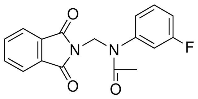 N-(1,3-DIOXO-1,3-DIHYDRO-ISOINDOL-2-YLMETHYL)-N-(3-FLUORO-PHENYL)-ACETAMIDE