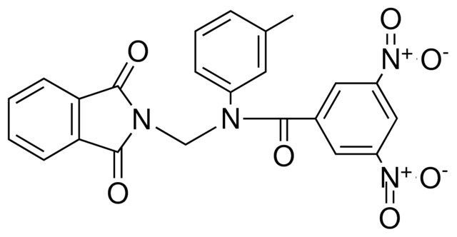 N-(1,3-DIOXO-1,3-DIHYDRO-ISOINDOL-2-YLMETHYL)-3,5-DINITRO-N-M-TOLYL-BENZAMIDE