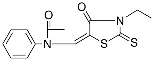 N-(3-ETHYL-4-OXO-2-THIOXO-THIAZOLIDIN-5-YLIDENEMETHYL)-N-PHENYL-ACETAMIDE