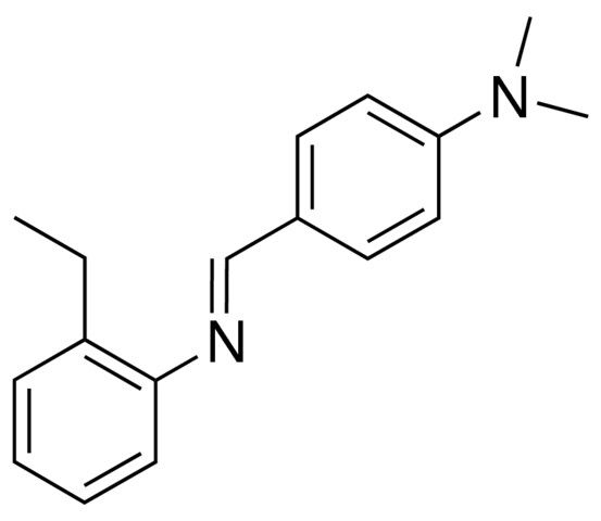 N,N-DIMETHYL-ALPHA-(2-ETHYLPHENYLIMINO)-P-TOLUIDINE