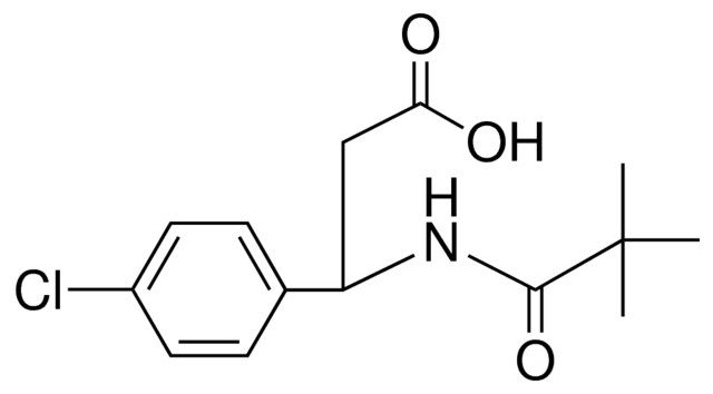 3-(4-CHLORO-PHENYL)-3-(2,2-DIMETHYL-PROPIONYLAMINO)-PROPIONIC ACID