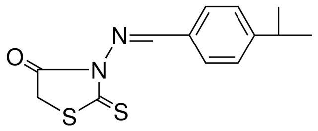 3-(PARA-ISOPROPYLBENZYLIDENEAMINO)-RHODANINE