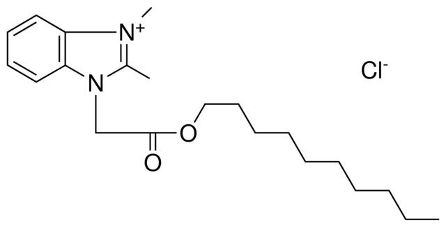 3-DECYLOXYCARBONYLMETHYL-1,2-DIMETHYL-3H-BENZOIMIDAZOL-1-IUM, CHLORIDE