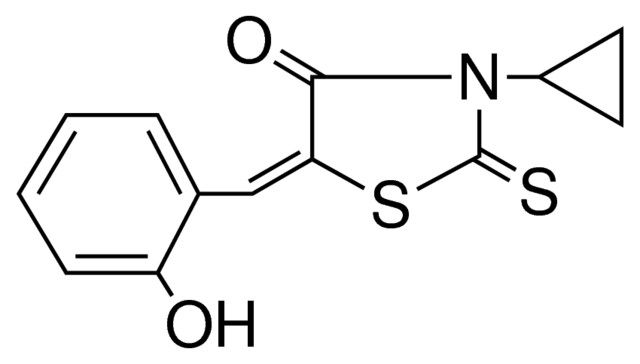 3-CYCLOPROPYL-5-(2-HYDROXYBENZYLIDENE)RHODANINE