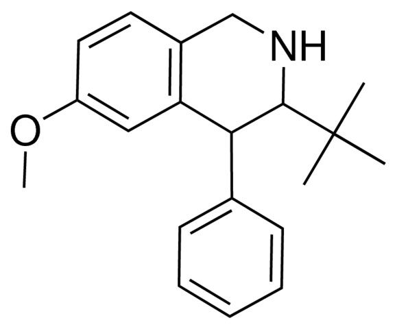 3-TERT-BUTYL-6-METHOXY-4-PHENYL-1,2,3,4-TETRAHYDROISOQUINOLINE