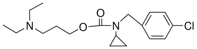 3-DIETHYLAMINOPROPYL N-(4-CHLOROBENZYL)-N-CYCLOPROPYLCARBAMATE