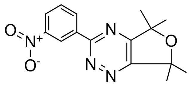 5,5,7,7-TETRAMETHYL-3-(3-NITRO-PHENYL)-5,7-DIHYDRO-FURO(3,4-E)(1,2,4)TRIAZINE