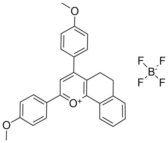 5,6-DIHYDRO-2,4-(4-METHOXYPHENYL)NAPHTHO(1,2-B)PYRYLIUM TETRAFLUOROBORATE