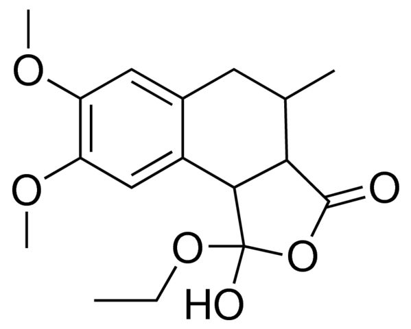 7,8-DIMETHOXY-1-ETHOXY-1-OH-4-ME-3A,4,5,9B-TETRA-H-NAPHTHO(1,2-C)FURAN-3(1H)-ONE