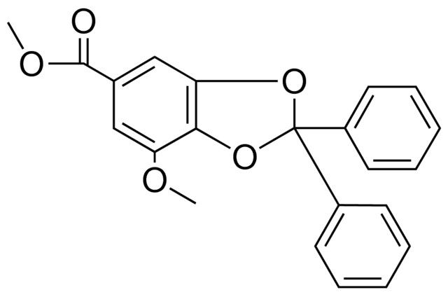 7-METHOXY-2,2-DIPHENYL-BENZO(1,3)DIOXOLE-5-CARBOXYLIC ACID METHYL ESTER