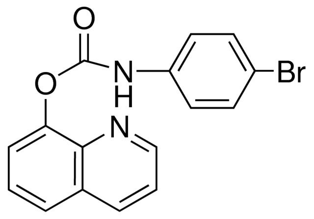 8-QUINOLYL N-(4-BROMOPHENYL)CARBAMATE