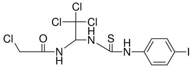 2-CHLORO-N-(2,2,2-TRICHLORO-1-(3-(4-IODO-PHENYL)-THIOUREIDO)-ETHYL)-ACETAMIDE