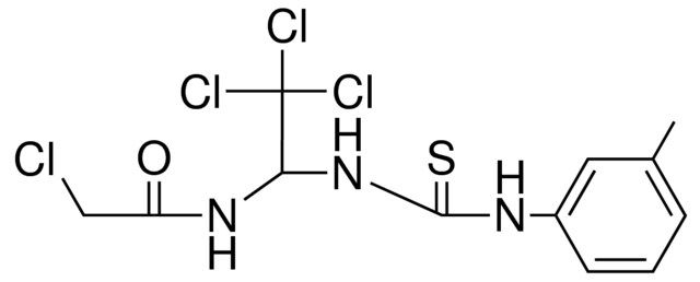 2-CHLORO-N-(2,2,2-TRICHLORO-1-(3-M-TOLYL-THIOUREIDO)-ETHYL)-ACETAMIDE