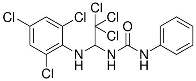 1-PHENYL-3-(2,2,2-TRICHLORO-1-(2,4,6-TRICHLORO-PHENYLAMINO)-ETHYL)-UREA