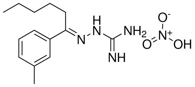 1-(3-METHYL-ALPHA-PENTYLBENZYLIDENEAMINO)GUANIDINE NITRATE