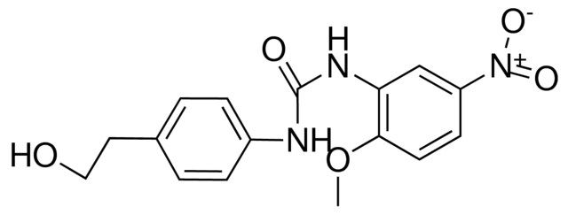 1-(4-(2-HYDROXYETHYL)PHENYL)-3-(2-METHOXY-5-NITROPHENYL)UREA