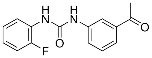 1-(3-ACETYLPHENYL)-3-(2-FLUOROPHENYL)UREA