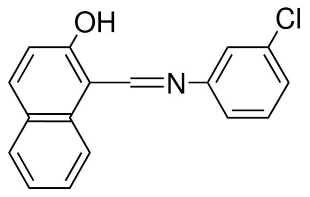 1-(3-CHLOROPHENYLIMINOMETHYL)-2-NAPHTHOL