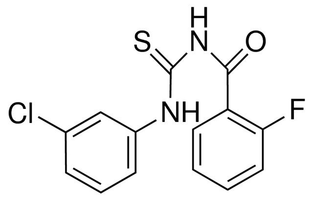 1-(3-CHLOROPHENYL)-3-(2-FLUOROBENZOYL)-2-THIOUREA