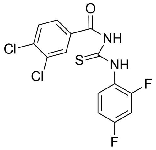 1-(3,4-DICHLOROBENZOYL)-3-(2,4-DIFLUOROPHENYL)-2-THIOUREA