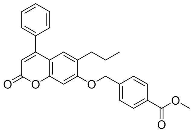 4-(2-OXO-4-PHENYL-6-PROPYL-2H-CHROMEN-7-YLOXYMETHYL)-BENZOIC ACID METHYL ESTER