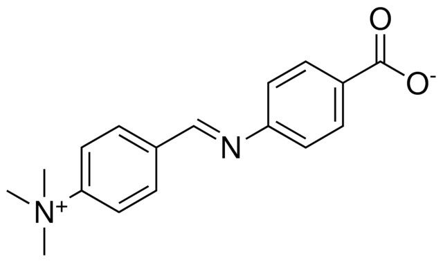 4-({(E)-[4-(TRIMETHYLAMMONIO)PHENYL]METHYLIDENE}AMINO)BENZOATE