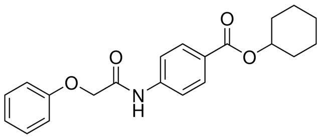 4-(2-PHENOXY-ACETYLAMINO)-BENZOIC ACID CYCLOHEXYL ESTER