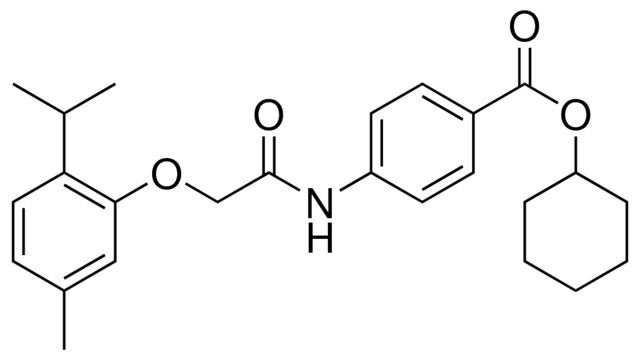 4-(2-(2-ISOPROPYL-5-METHYL-PHENOXY)-ACETYLAMINO)-BENZOIC ACID CYCLOHEXYL ESTER