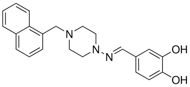 4-(((4-(1-NAPHTHYLMETHYL)-1-PIPERAZINYL)IMINO)METHYL)-1,2-BENZENEDIOL